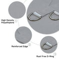 thumbnail image 5 of HOMEYA Sun Shade Sail 8/12/16FT Outdoor Garden Patio Party Sunscreen Awing Triangle Canopy 98% UV Block with Free Rope, 5 of 9