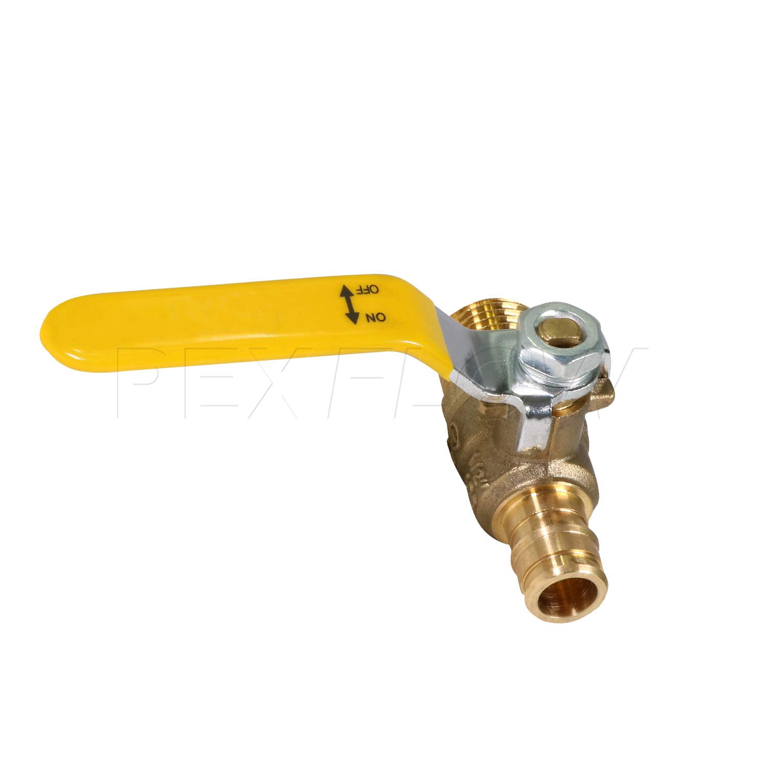 Heavy Duty Brass Full Port PEX Ball Valve with 1/2 in. MIP x 1/2 in. PEX Connections (10 Pack)