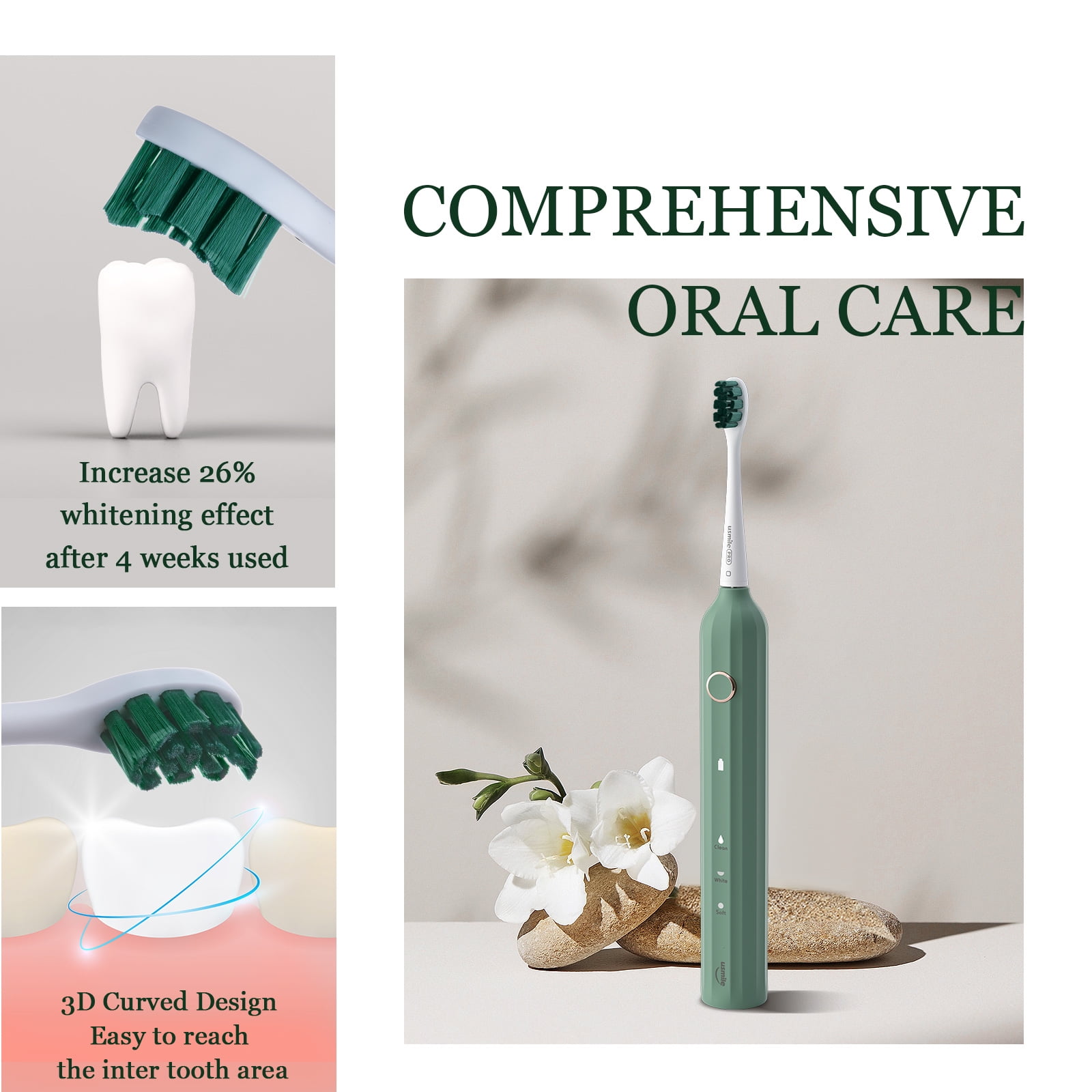 USB Rechargeable Sonic Toothbrush