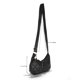 thumbnail image 4 of Bolso Bandolera Bolso bandolera de otoño invierno de hombro acolchado con diamantes Suave para fiesta (Negro), 4 of 9