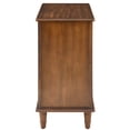 thumbnail image 5 of Small Wood Rattan End Table With Drawer&Cabinet, Vintage Narrow Bedside Table With Door, Slim Sofa Side Table Nightstand for Small Spaces, Living Room, Bedroom-Walnut, 5 of 10