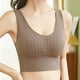 thumbnail image 4 of Sujetador Bralette Acolchado para Mujer Sunnimix Caqui Top corto tipo bralette, 4 of 8