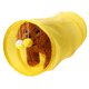 thumbnail image 4 of Pet Cat Tunnel Tubes Plegable Crinkle Kitten Rabbit Play Tunnels (Amarillo), 4 of 8