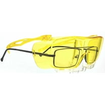Shooter's Edge Adult, Unisex OTG III Safety Z87.1 Over-The-Glass Anti-Fog Yellow Lens