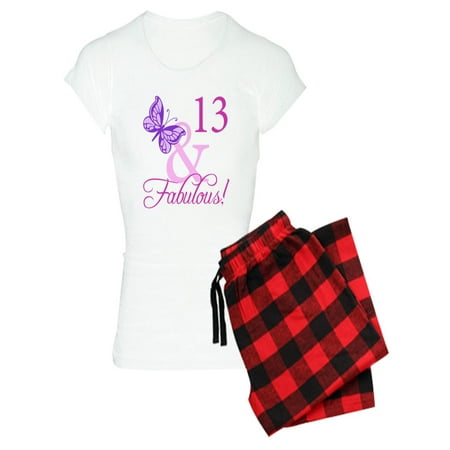 

CafePress - Fabulous 13Th Birthday For Girls Women s Light Paj - Women s Light Pajamas