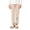 Beige, variant on Slim Fit Pants for Girls Pineapple Embroidery Ribbed Knit Wavy Trousers Straight Leg Soft Yoga Dance Bottoms Princess Loungewear 
