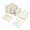 White, variant on Somago 6 Pcs Packing Cubes for Travel with Clothes Shoes Cosmetics Toiletries Storage Bags Luggage Organizers for Suitcase Travel Essentials