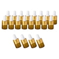 thumbnail image 2 of Mini botellas cuentagotas con cuentagotas de vidrio, botella de aceite esencial recargable para Blanco 1ml jinwen Botellas cuentagotas pequeñas, 2 of 7