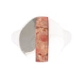 thumbnail image 3 of Signet Orange Sponge Coral and Sterling Silver Circle Ring, 3 of 3