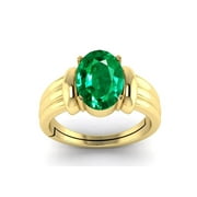 Natural Certified Emerald (Panna) Ring 4.00-10.50 Carat with Panchadhatu Astrology Ring for Unisex Rashi Ratan Ring Birthstone Ring