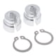 thumbnail image 4 of Bujes De Acelerador De Aluminio Billet De 4 Piezas Compatibles Con BMW E30 E34 E28 E39 E36 M20 M30 M50 S14 M60 (Plata) Soledad Bujes de cable del acelerador, 4 of 6