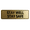 Brushed Gold, variant on Standard Stay Well Stay Safe Sign (Red) - Large
