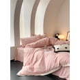 thumbnail image 4 of Zhuge Bed Sheets Set, Bedding Sheets Pillowcases Kit, Twin Bed Set, Hotel Bedding, Home Decor(Pink), 4 of 5