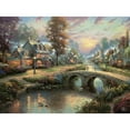 thumbnail image 2 of Ceaco Thomas Kinkade Lamplight Lane Puzzle, 1000 Piece, 2 of 2