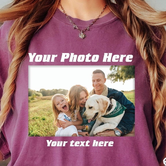 Photo Shirt Custom Shirt With Photo Custom Photo Shirt Custom Tee Picture Shirt Custom Log