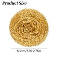 thumbnail image 3 of 3 Pack Copper Cleaning Sponges | Non-Scratch Scouring Pads for Kitchen Pots Pans Stove Burners & Grill Grates | Stubborn Grease Remover Scrubber, PRYESS, 3 of 9