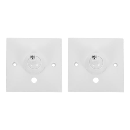 Luxshiny 2Pcs White Security Sensor Wall Mount Bracket for Home with Stable Installation