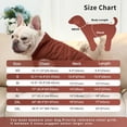 thumbnail image 3 of 2 Layers Fleece Lined Warm Dog Jacket for Puppy Winter Cold Weather,Soft Windproof Small Dog Coat 1Pack, 3 of 9