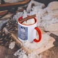 thumbnail image 5 of 3dRose, Mason Jar on Burlap Print Blue - The Best Things in Life are Made with Love - Gifts for the Cook, 15oz Two-Tone Red Mug, 5 of 7