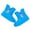 Blue, variant on Girls Rain Boots Kids Rainboots Toddler Glitter Waterproof Lightweight Easy-on Handles Outdoor