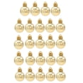 thumbnail image 3 of 24 Uds bolas de Navidad adornos Zulema bolas colgantes dorado, 3 of 8