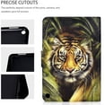 thumbnail image 4 of Fire HD 10 2021/ HD 10 Plus Case 11th Generation 2021 Released, Allytech PU Leather Slim Folio Kickstand Smart Cover Auto Sleep Flip Shell Skin Case for Amazon Kindle Fire HD 10 2021,Tiger, 4 of 6