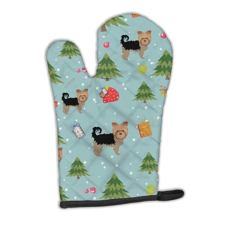 Christmas Yorkshire Terrier Oven Mitt