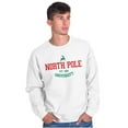 thumbnail image 4 of Christmas North Pole University Sweatshirt for Men or Women Brisco Brands S, 4 of 6