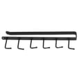 thumbnail image 3 of Mug Rack, Stable Reliable Durable Wearable Coffee Mug Holder Simple Elegant Style Easy Installation  For Home For Kitchen For Restaurant Black, 3 of 8
