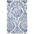 thumbnail image 2 of Safavieh Dip Dye Langdon Distressed Area Rug, Blue/Ivory, 4' x 6', 2 of 6