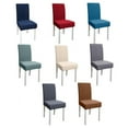 thumbnail image 1 of BOLLSLEY 4PCS Stretch Removable Washable Knitted Dining Room Chair Slipcovers, 1 of 5