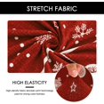 thumbnail image 6 of Christmas Dining Room Chair Covers Set of 4 Stretch Christmas 4 Pieces Kitchen Chair Slipcovers Protector Spandex Washable Parsons Chair Cover Christmas Decor(Christmas 5), 6 of 6