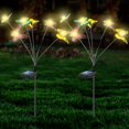 thumbnail image 2 of MesaSe 2Pcs Butterfly Solar Swaying Lights IP65 Waterproof LED Solar Butterfly Light Auto On/Off Solar Powered Garden Stake Lights Colorful Decorative Solar Lights for Garden Yard Patio P, 2 of 11