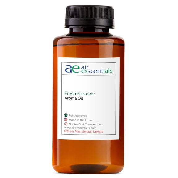 Air Esscentials Fresh Fur-Ever Aroma Oil - Pet-Preferred Pure Essential Oil for Scent Machines & Cold-Air Diffusers | Juicy Peach & Lemongrass | Floral Harmony | Soothing Sandalwood Finish | 300mL