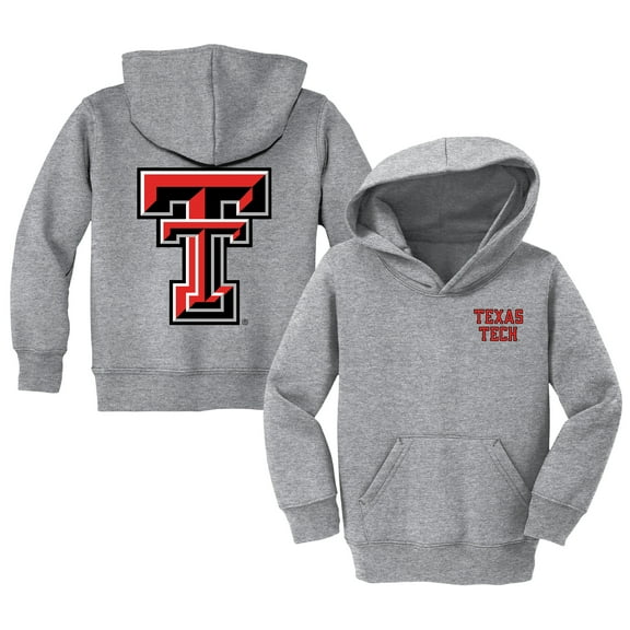 Toddler Chad & Jake Heather Gray Texas Tech Red Raiders Pullover Hoodie