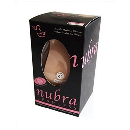 The NuBra Seamless Push Up 2 Adhesive Bra #SE998 C Cup Nude