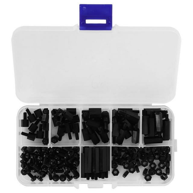 Heat Insulation Nylon Nylon Nut, Nylon Screw, Electronics Electroplating Equipment For Communications Black