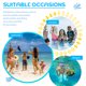 thumbnail image 3 of KAKOWELY 1 juego de gemas para piscina, juguetes de piedras preciosas oceánicas, juguetes para juegos de piratas, accesorios para fiestas infantiles, 3 of 4