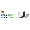 thumbnail image 4 of Fruit of the Loom Men's 48-Pack Heavy Duty / Work Gear Crew Socks: White, BIG & TALL (Shoe Size: 12-14 / Sock Size: 13-15) (Responds to Body Temp, Fully Cushioned, Odor Control, Reinforced Heel & Toe), 4 of 4