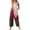 Wine, variant on WTOBBY Women's Casual Sleeveless Jumpsuit in Cotton with Halloween Printed Design, Lightweight and Breathable for Everyday Comfort, Perfect for Warm Weather,Deep RedL