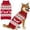 1# Christmas, variant on KYEESE Dog Christmas Sweater, Red with Snowflake Reindeer Pattern, Dog Sweater for Large Dogs, 3XL