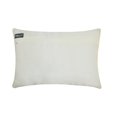 thumbnail image 3 of The HomeCentric Decorative Ivory Pack of 2, 12"x24" (30x60 cm) Lumbar Pillow Cover, Silk Beaded & Sequins Oblong Pillow, Geometric Pattern Modern Style - All Eyes on Ivory, 3 of 3