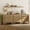 Oak, variant on 94.5" Modern Buffet Cabinet with Storage, Oak Kitchen Sideboard with Embossed Drawers, Oak