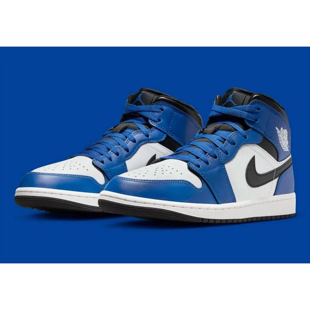 N I-K-E A i r-Jor-dan 1 Mid Game Royal White Black DQ8426-402 Men's Shoes NEW