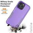 thumbnail image 6 of For iPhone 16 Pro Max Case 5G 2024, Sturdy Phone Case for Apple 16 Pro Max 6.9 inch ,Njjex Shockproof Heavy Duty Armor Hard Plastic & Rubber Rugged Bumper 2-in-1 Case Cover -Purple, 6 of 6