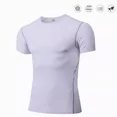 thumbnail image 3 of Playera Licra Deportiva Compresión Correr Manga Corta Gym, 3 of 7