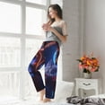 thumbnail image 5 of Fuzoiu Futuristic Bar Space View Print Women's Pajama Pants,Lounge Pants with Drawstring and Pockets, Casual Pjs Sleep Bottoms, Women's Sleep Pants-Large, 5 of 6