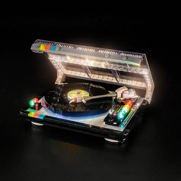 ‌LED Light Compatible with Legos 40699 Building Set, LED Light Kit for Legos 40699 retro record player Building Toy, Only Decoration Lights, No Building Model Kit