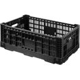 thumbnail image 1 of QTJH Bac de Rangement Pliable, Boîte de Rangement en Plastique Robuste de 52 Litres, Noir (1), 1 of 6