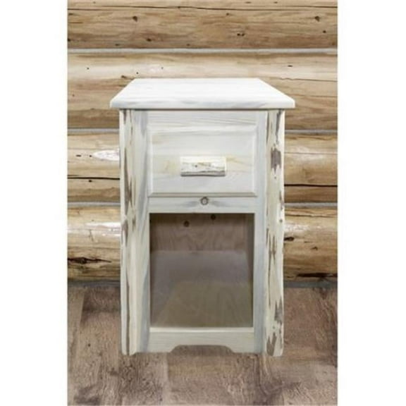 Montana Exterior End Table, Clear Exterior